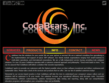 Tablet Screenshot of codabears.com